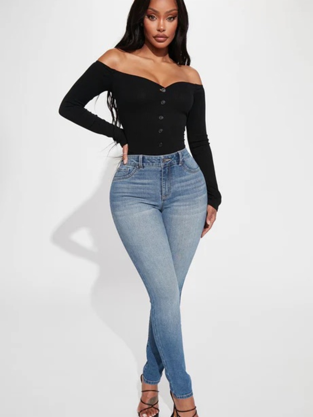 NWT Fashion Nova Fool In Love Off Shoulder Bodysuit -  S